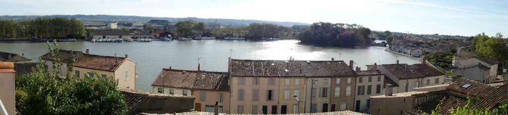 Vue panoramique depuis la maison de nos amis